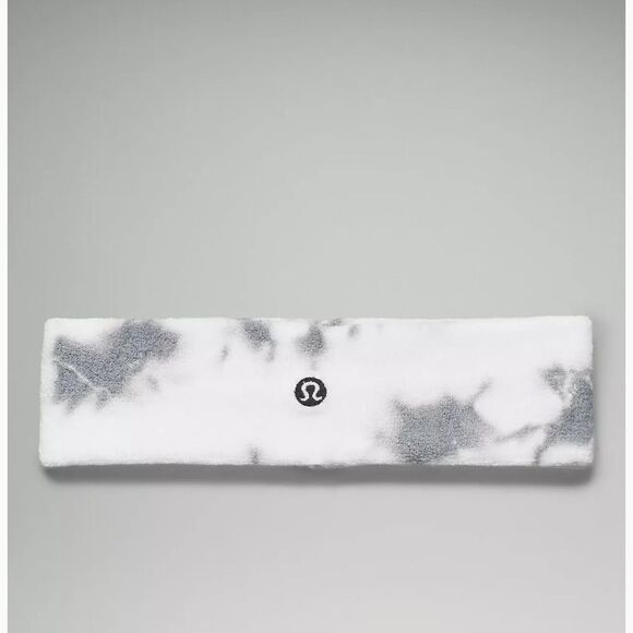 LULULEMON Cotton Terry Sweatband UNISEX NWT Colour rhino Grey tennis pickle ball - Picture 1 of 7